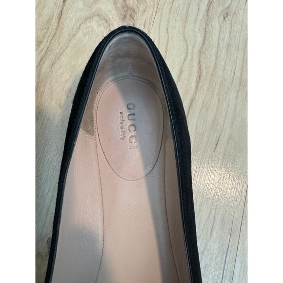 GUCCI GG Marmont Ballet Flats Suede - Picture 6 of 9